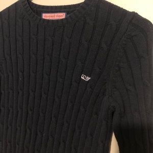 Vineyard Vines Navy Cableknit Sweater